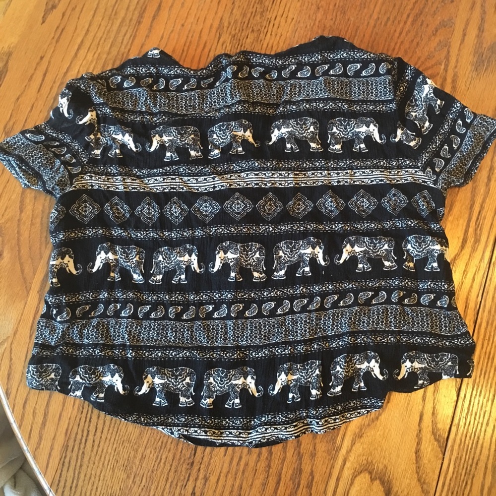 Drawstring crop top - Picture 3 of 3